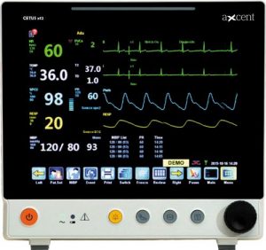 Monitor theo dõi bệnh nhân 5-7 thông số / Model: Cetus x12 / Axcent – Đức